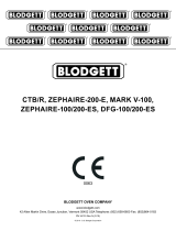 Blodgett Export Serie El manual del propietario