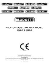 Blodgett 951/966 El manual del propietario