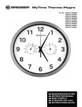 Bresser MyTime DCF Thermo-/ Hygro- Wall Clock 25cm El manual del propietario