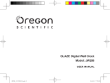 Oregon Scientific OSJW208-BLA El manual del propietario