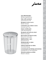 Jura Glass milk container Manual de usuario