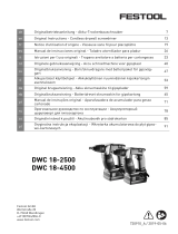 Festool DWC 18-4500 Li 5,2-Plus Manual de usuario