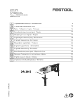 Festool DR 20 E Manual de usuario