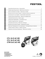 Festool CTM 36 E AC Instrucciones de operación