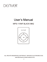 Denver MPS-110NFBLACKMK2 Manual de usuario
