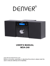 Denver MDA-240 Manual de usuario