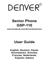 Denver GSP-110 Manual de usuario