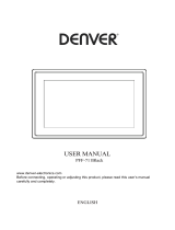 Denver PFF-711BLACK Manual de usuario