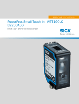 SICK WTT190LC-B2233A00, PowerProx Small Teach-in Instrucciones de operación