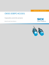 SICK CM30-30BPC-KC1S01 Capacative proximity sensors Instrucciones de operación