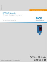 SICK WTV4-3 V-optic Miniature photoelectric sensors Instrucciones de operación