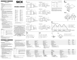 SICK CM18DC/CM30DC Operating Instruction Instrucciones de operación