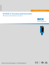 SICK WTB4S-3 focused potentiometer Instrucciones de operación