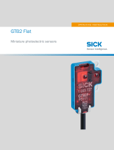 SICK GTB2 Flat Miniature photoelectric sensors Instrucciones de operación