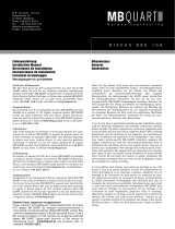 MB QUART DKE108 El manual del propietario