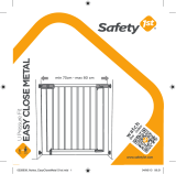 Safety 1st Barrière de Sécurité Extensible Safety 1st à Fermeture Facile Manual de usuario