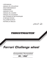 Thrustmaster Ferrari Challenge wheel PC and PS3 Manual de usuario