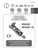 Cembre RHU81 Manual de usuario