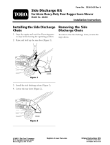 Toro Side-Discharge Kit, 66cm Heavy-Duty Rear Bagger Lawn Mower Guía de instalación