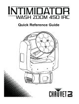 CHAUVET DJ Intimidator Wash Zoom 450 IRC Guia de referencia