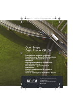 Unify OpenScape Desk Phone CP100 SIP Guía del usuario