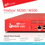 Watchguard Firebox M200/M300 Guía de inicio rápido