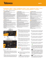 Televes DTKom broadband multiband amplifier Ficha de datos