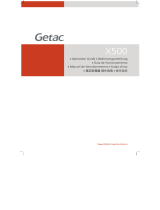 Getac X500(52621280XXXX) Guía del usuario