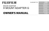 Fujifilm H MOUNT ADAPTER G El manual del propietario