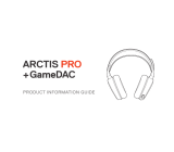 Steelseries Arctis Pro + GameDAC White (61454) Manual de usuario
