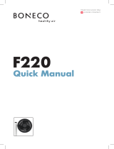 Boneco Air shower F220 Manual de usuario