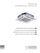 Olimpia Splendid NEXYA S4 COMMERCIAL CASSETTE El manual del propietario