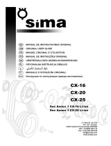 SIMA S.A. CX 16 Li-ion Manual de usuario