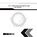 LBell Night Light Projector, 3 in 1 Ocean Wave Projector Star Projector Manual de usuario