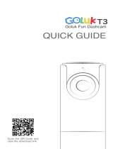 Goluk T3 Stone Gray Mini Wi-Fi 1080 p Dash Cam, 141 Wide Angle Car DVR Camera Manual de usuario