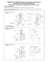 Fairchild Voice Coil EP, E/P, I/P Pressure Transducer Manual de usuario