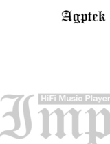 AGPtek IMP MP3 El manual del propietario