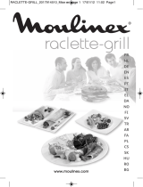 Moulinex RACLETTE CUBE GRIL El manual del propietario