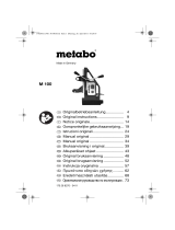 Metabo Electromagnet. Drill Stand M100 Instrucciones de operación
