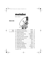 Metabo MAG 832 Instrucciones de operación