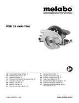Metabo KSE 55 Vario Plus Instrucciones de operación