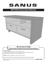Sanus BFV546 Manual de usuario