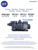 Gre Pompe filtration centrifuge auto-amorçante PP076H Guía del usuario