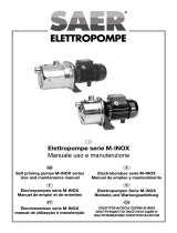 SAER SELF PRIMING STEEL M700A Manual de usuario