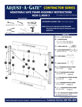 Adjust-A-Gate AG60-DD Guía de instalación
