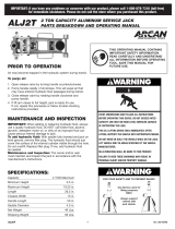 Arcan A20017 Instrucciones de operación