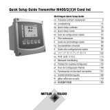 Mettler Toledo Transmitter M400/2XH Cond Ind Instrucciones de operación