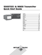 Mettler Toledo 5000TOCi Sensor Instrucciones de operación