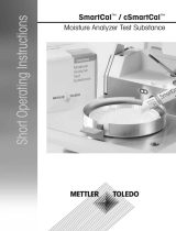 Mettler Toledo SmartCal Moisture Analyzer Test Substance Instrucciones de operación