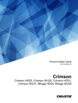 Christie Crimson HD31 Manual de usuario